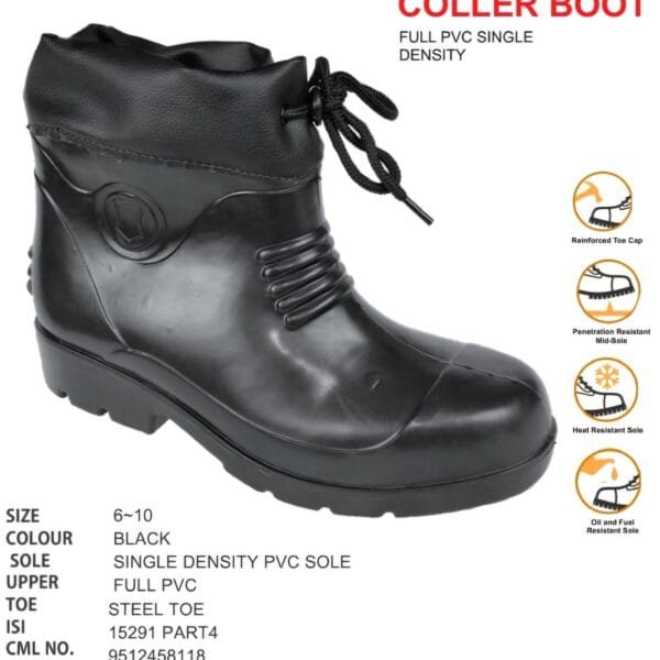 Agarson Coller Boot Full PVC Single Density