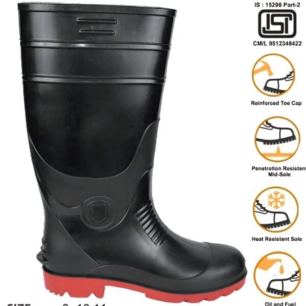 Agarson Supergold Full PVC Dual Density Gumboot
