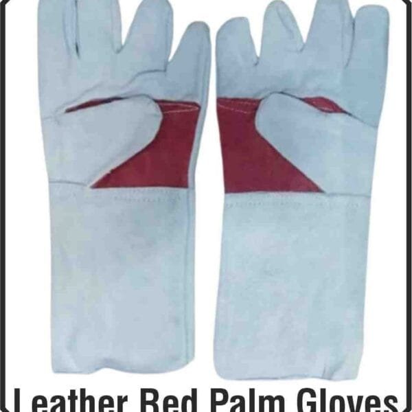 Leather Red Palm Glove