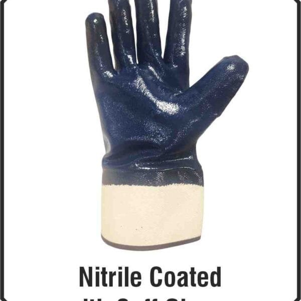 Nitrile Coated with Cuff Glove