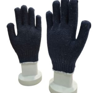 Blue Knitted Hand Glove