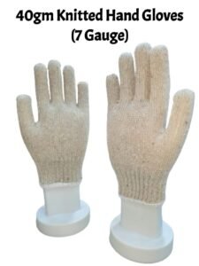 Home White Knitted Glove