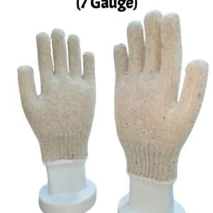 White Knitted Glove