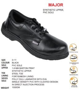 Home Agarson Major Synthetic Upper PVC Sole Safety Shoes