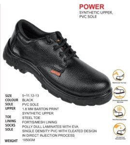 Home Agarson Power Synthetic Upper PVC Sole Safety Shoes