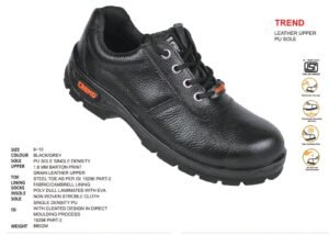 Home Agarson Trend Leather Upper PU Sole Safety Shoes