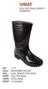 Home Agarson Virat Full PVC Dual Density Gumboot