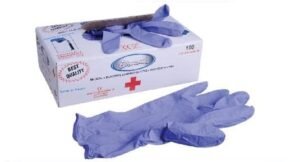 Home Diamond Thick Nitrile Powder Free Examination Hand Gloves
