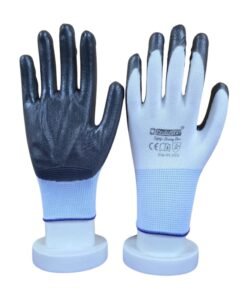 Home Protostar Nitrile Coated Grey & White Glove