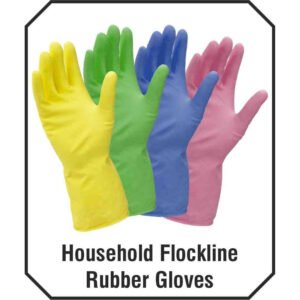 protostar household flockline rubber glove