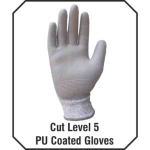 cut level 5 pu coated glove