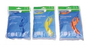Home Victor Household Flocklined Rubber Hand Gloves