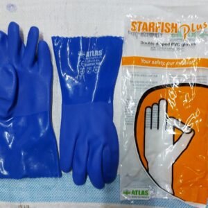 atlas double dip 12" pvc supported hand gloves
