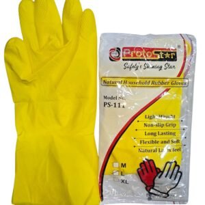 40 gram protostar household flockline rubber hand glove