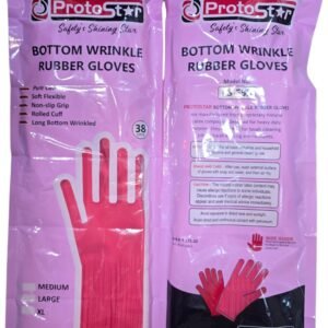 protostar bottom wrinkle rubber hand gloves