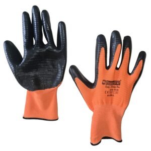 protostar zebra orange & black hand gloves